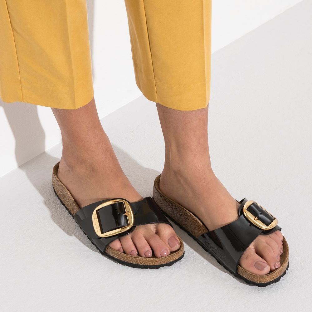 Birkenstock Madrid Big Buckle Birko-Flor Patent
